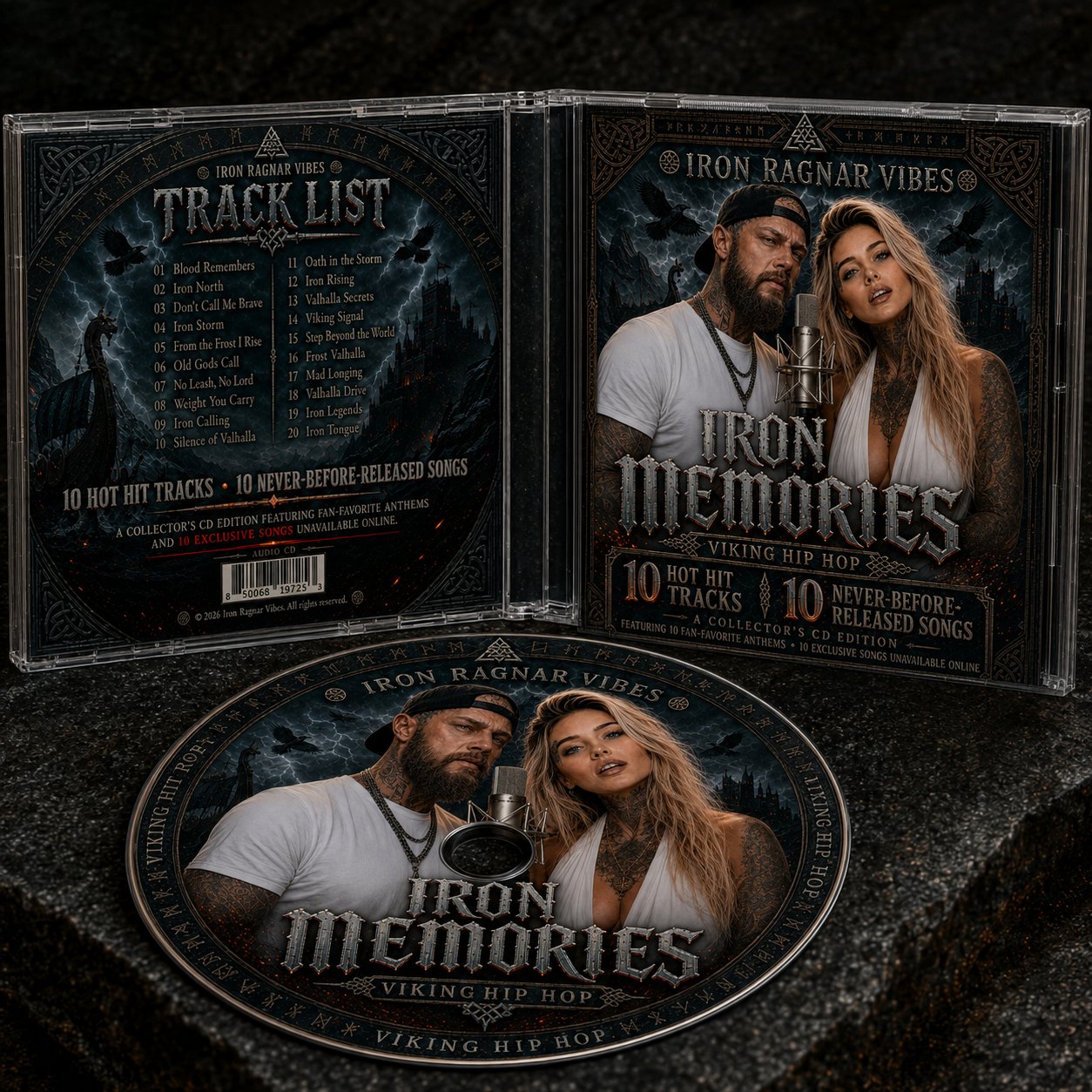 Iron Memories collector CD case and disc